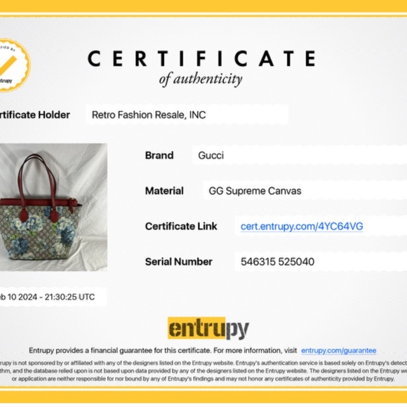 Gucci GG Supreme Blossoms Floral Red Tote Shoulder Bag - Picture 3 of 16